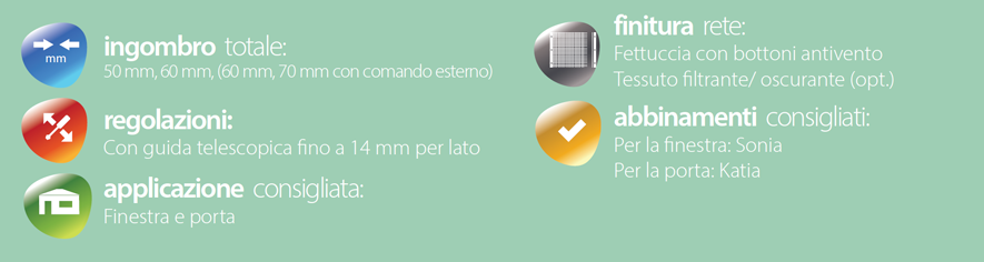 descrizione generica zanzariere tradizionali katia